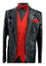 Mens Peak Lapel One Button Black Colour