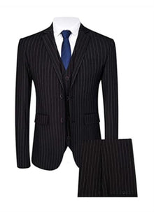 Gangster Suit - 1920 Suit - Pinstripe Suit - Vested Suit