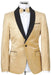 Champagne Velvet Tuxedo - Ivory Dinner Jacket