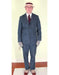 Harlem Nights Clothing - Suit + Hat + Shirt And Tie Blazer + Hat And Pants Included (As seen on the picture)