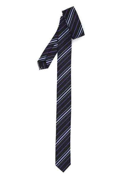 Groomsmen Ties Super Skinny Striped Purple Lavender Slim Fully Lined NeckTie
