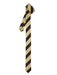 Groomsmen Ties Fully Lined Stripe Beige Brown Super Skinny Slim NeckTie