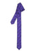 Groomsmen Ties Retro Geometric Purple Fully Lined Super Skinny Slim Tie
