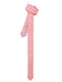 Groomsmen Ties Pink Polyester Satine Fabric Super Skinny Slim Fully Lined NeckTie