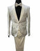 Ivory Paisley Suit - Cream Tuxedo