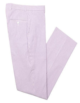 Mens Seersucker Pant Purple