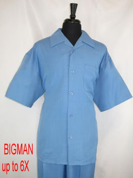Style# Fortino Landi M2954 Shirt + Pant Set Sky Blue