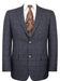 Mens Grey Plaid Blazer - Charcoal Sport Coat