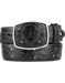 Cinto Avestruz Fashion Negro