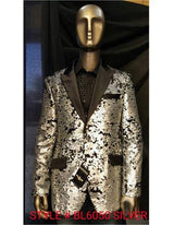 Big and Tall Mens Tuxedos - Silver Tuxedo