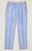 Linen Flat Front Pants — Lt Blue Colors