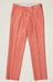Linen Flat Front Pants — Tangy Orange Colors