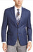 Mens blue and black plaid sport coat