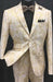 White and Gold Tuxedo With Matching Bowtie