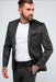 Mens Black Skinny Suit