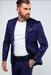 Mens Dark Blue Skinny Suit