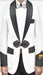White Dinner Jacket - White Tuxedo Jacket With Matching Bowtie
