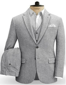 Mens country Wedding Suits - Mens Country Wedding Attire - Plain Gray