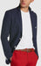 Polka Dot Mens Blazer - Black and White Sport Coat