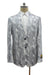 Snakeskin Blazer - Snakeskin Jacket White ~ Light Black