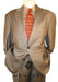 Tan ~ Taupe ~ Light Brown - Textured Pin Dots Pattern Mens Houndstooth Suits - Patterned Suits