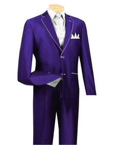 Mens Purple Tuxedo With Pants and Bowtie Package