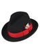 Mens Hat in Black ~ Red