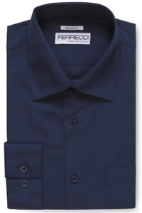 Mens Dress Shirt Navy