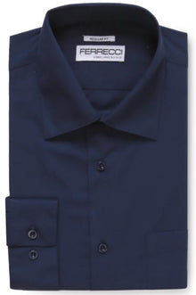 Mens Dress Shirt Navy