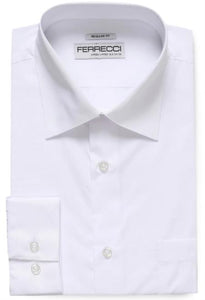 Mens Dress Shirt White