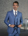 Mens Ice Blue Suits