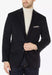 100% Cotton Stretch Men's Modern-Fit Corduroy Navy Blazer