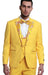 Mens Yellow Blazer - Yellow Sportcoat + Bowtie Yellow