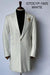 Mens Velvet Tuxedo 34 Inch Long Coat - Velvet Blazer - Three Quarter White Dinner Jacket