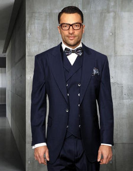 Old Man Sapphire Suit - Old Fashioned Suit - Old Style Suits - Old School Suits