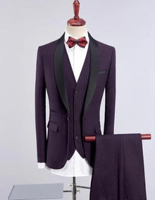 Mardi Gras Suit - Dark Purple