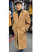 Chesterfield Camel Overcoat With Brown Velvet Collar - Cashmere Blend Topcoat - Full Length Overcoat