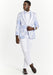 White Dinner Jacket - White Paisley Blazer - White Sportcoat With Bowtie