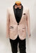 Mens Rose Gold Tuxedo One Button Shawl Lapel Prom and Wedding - Slim Fitted