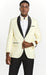 Mens One Button Ivory Tuxedo Dinner Jacket
