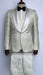 Ivory Suit Cream Off White Tuxedo Paisley Suits Floral Suits by GIANNI TESTI SUITS