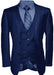 Men’s Navy Modern Fit 3-Piece Vested Suit – Premium Formal Wear for Weddings & Business