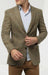 Mens Tweed Jacket in Green