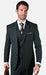 Mens Two Button Notch Lapel Suit Hunter