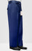 Mens Pant - Pleated Wide Leg - Sapphire - 100% Percent Wool Fabric