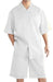 Mens Walking Suits With Shorts + Shorts White
