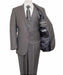 Mens Slim Fit Vested Suit - Slim Fit 3 Pieces Gray Suit