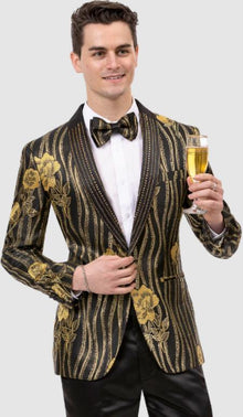 Black And Gold Tuxedo