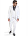 Mens Slim Fit Vested Suit - Slim Fit 3 Pieces White Suit