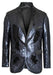 Navy Blue Sequin Blazer - Shiny Midnight Blue Tuxedo Dinner Jacket